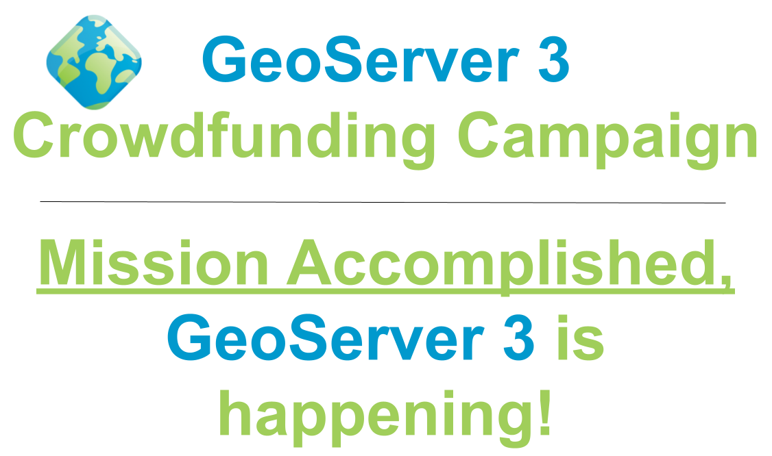 GeoServer 3 Crowdfunding