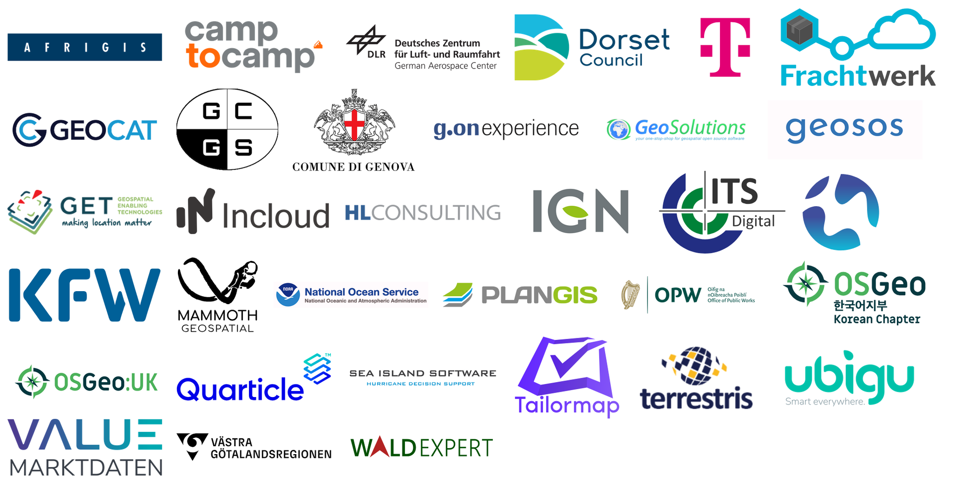 GeoServer 3 sponsors